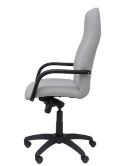 Modelo Letur - Sillón de dirección ergonómico con mecanismo basculante y regulable en altura - Asiento y respaldo tapizados en tejido BALI color gris