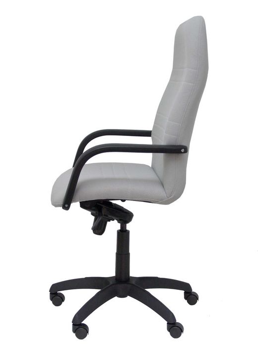 Modelo Letur - Sillón de dirección ergonómico con mecanismo basculante y regulable en altura - Asiento y respaldo tapizados en tejido BALI color gris