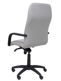Modelo Letur - Sillón de dirección ergonómico con mecanismo basculante y regulable en altura - Asiento y respaldo tapizados en tejido BALI color gris