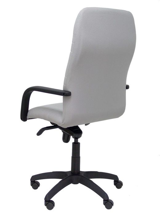 Modelo Letur - Sillón de dirección ergonómico con mecanismo basculante y regulable en altura - Asiento y respaldo tapizados en tejido BALI color gris