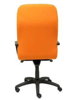 Modelo Letur - Sillón de dirección ergonómico con mecanismo basculante y regulable en altura - Asiento y respaldo tapizados en tejido BALI color naranja