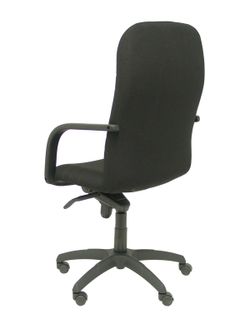 Modelo Letur - Sillón de dirección ergonómico con mecanismo basculante y regulable en altura - Asiento y respaldo tapizados en tejido BALI color negro