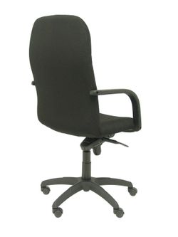 Modelo Letur - Sillón de dirección ergonómico con mecanismo basculante y regulable en altura - Asiento y respaldo tapizados en tejido BALI color negro