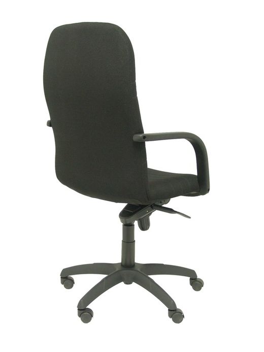 Modelo Letur - Sillón de dirección ergonómico con mecanismo basculante y regulable en altura - Asiento y respaldo tapizados en tejido BALI color negro