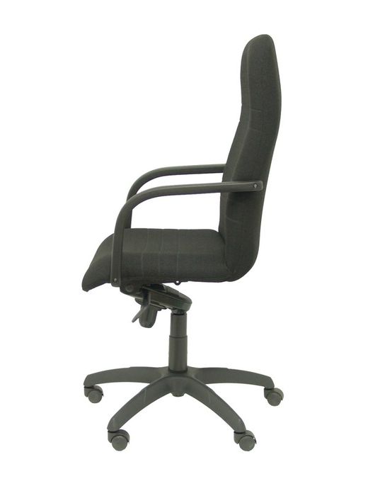 Modelo Letur - Sillón de dirección ergonómico con mecanismo basculante y regulable en altura - Asiento y respaldo tapizados en tejido BALI color negro