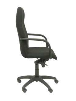 Modelo Letur - Sillón de dirección ergonómico con mecanismo basculante y regulable en altura - Asiento y respaldo tapizados en tejido BALI color negro