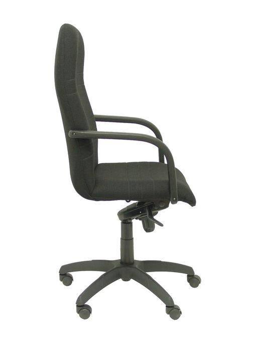 Modelo Letur - Sillón de dirección ergonómico con mecanismo basculante y regulable en altura - Asiento y respaldo tapizados en tejido BALI color negro