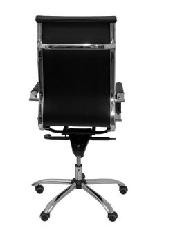 Modelo Madroño - Sillón de oficina ergonómico con mecanismo basculante multiposición y regulable en altura - Asiento y respaldo tapizados en similpiel color negro