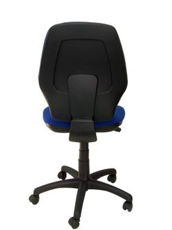 Modelo Master - Silla de oficina ergonómica con mecanismo sincro y regulable en altura - Asiento y respaldo tapizados en tejido ARAN color azul
