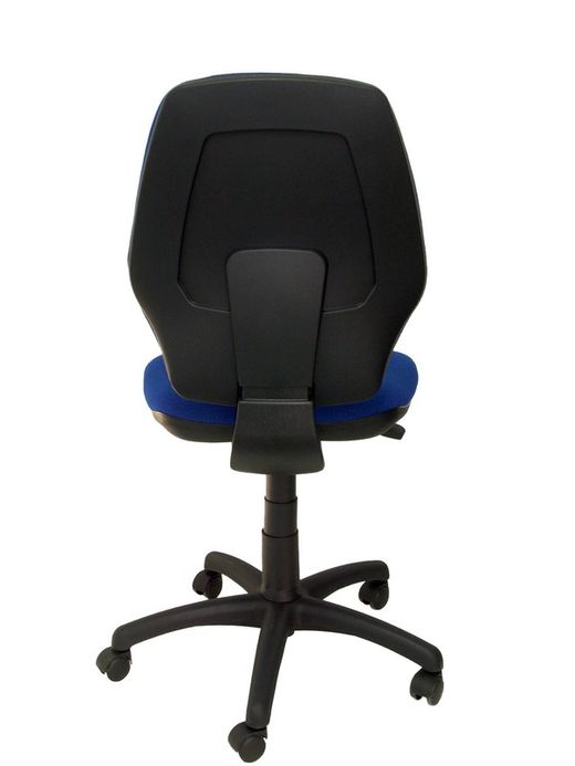 Modelo Master - Silla de oficina ergonómica con mecanismo sincro y regulable en altura - Asiento y respaldo tapizados en tejido ARAN color azul