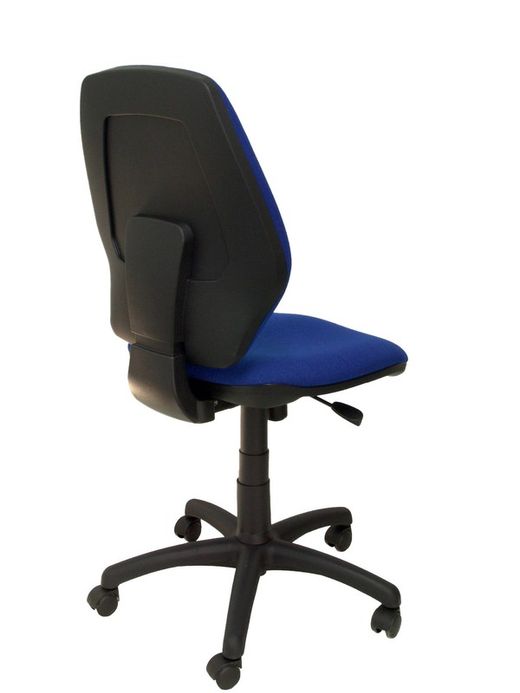Modelo Master - Silla de oficina ergonómica con mecanismo sincro y regulable en altura - Asiento y respaldo tapizados en tejido ARAN color azul