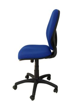 Modelo Master - Silla de oficina ergonómica con mecanismo sincro y regulable en altura - Asiento y respaldo tapizados en tejido ARAN color azul