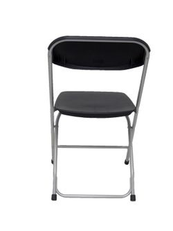 Modelo Polyfold - Pack 5 sillas plegable de conferencia  Asiento y respaldo de polipropileno color negro