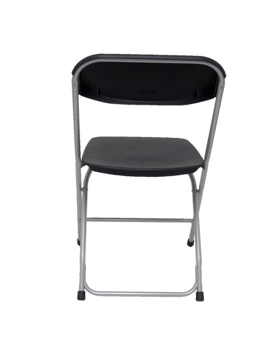 Modelo Polyfold - Pack 5 sillas plegable de conferencia  Asiento y respaldo de polipropileno color negro
