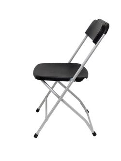 Modelo Polyfold - Pack 5 sillas plegable de conferencia  Asiento y respaldo de polipropileno color negro
