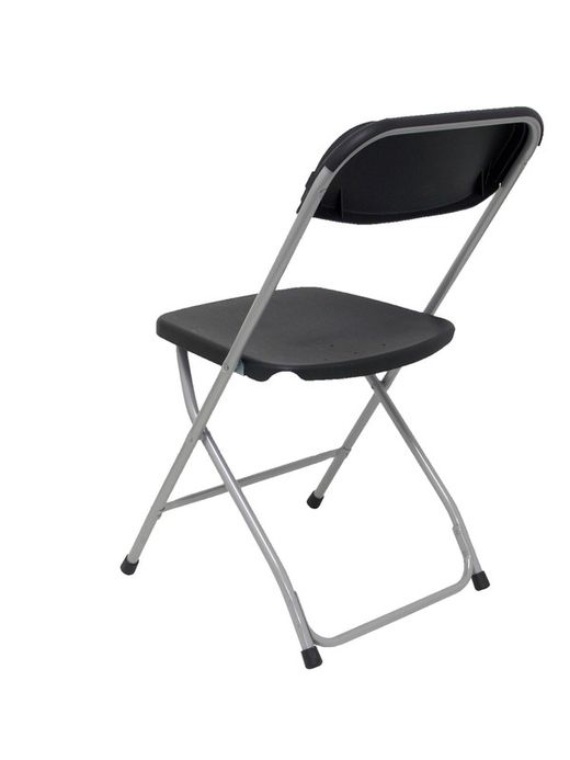 Modelo Polyfold - Pack 5 sillas plegable de conferencia  Asiento y respaldo de polipropileno color negro
