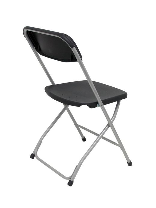 Modelo Polyfold - Pack 5 sillas plegable de conferencia  Asiento y respaldo de polipropileno color negro