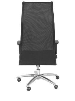 Modelo Sahuco - Sillón de dirección ergonómico con mecanismo sincro y regulable en altura - Respaldo de malla transpirable y asiento tapizados en tejido BALI color gris