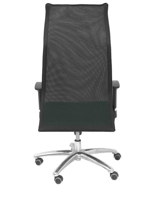 Modelo Sahuco - Sillón de dirección ergonómico con mecanismo sincro y regulable en altura - Respaldo de malla transpirable y asiento tapizados en tejido BALI color turquesa