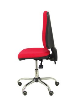Modelo Sierra S - Silla de oficina ergonómica con mecanismo asincro y regulable en altura  Asiento y tejido tapizado en tejido BALI color rojo