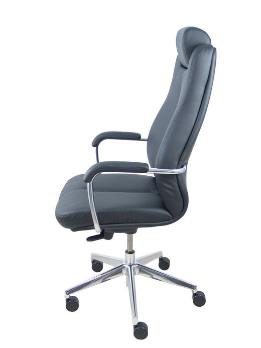 Modelo Sonata - Sillón de dirección ergonómico con mecanismo basculante y regulable en altura - Asiento y respaldo tapizados en tejido SIMILPIEL color negro.