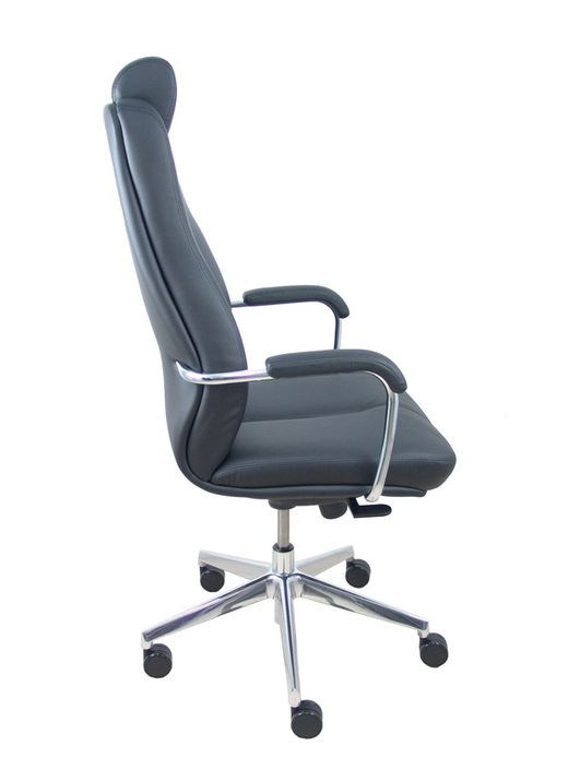 Modelo Sonata - Sillón de dirección ergonómico con mecanismo basculante y regulable en altura - Asiento y respaldo tapizados en tejido SIMILPIEL color negro.