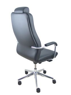 Modelo Sonata - Sillón de dirección ergonómico con mecanismo basculante y regulable en altura - Asiento y respaldo tapizados en tejido SIMILPIEL color negro.