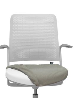 NOWY STYL - Funda asiento para silla WithMe en tejido era, color marrón