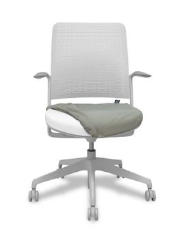 NOWY STYL - Funda asiento para silla WithMe en tejido era, color marrón