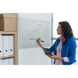 NOBO A3 Desktop Acryl Wochenplaner, transparent