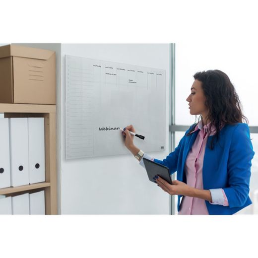 NOBO A3 Desktop Acryl Wochenplaner, transparent