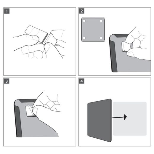 NOBO A3 Desktop Acryl Wochenplaner, transparent