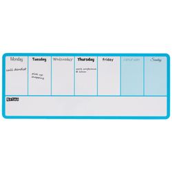 Organizador semanal magnético NOBO 140X360 mm, azul