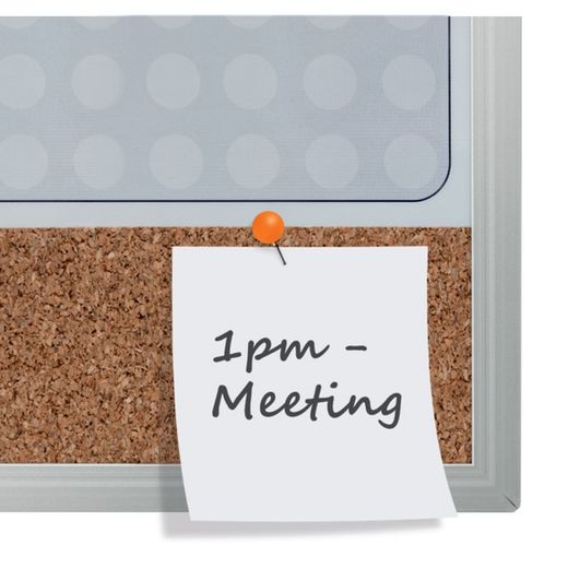 Organizador semanal magnético + quadro de cortiça (horizontal) NOBO 585x190 mm