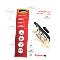 Opakowanie 100 rękawów do laminowania 125 mikronów Błyszczący A4