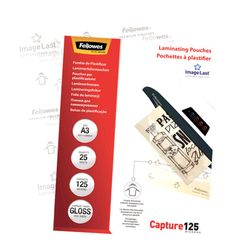 Opakowanie 25 rękawów do laminowania 125 mikronów Błyszczący A3