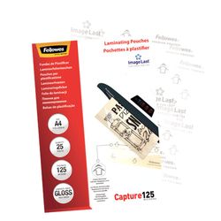 Opakowanie 25 rękawów do laminowania 125 mikronów Błyszczący A4