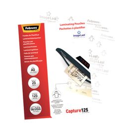 Förpackning 25 Lamineringshylsor 125 mikron Blank A5