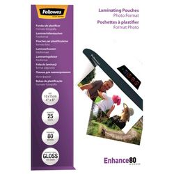 Pack 25 Fundas Plastificar 80 micras Foto 150x100mm