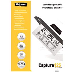 Pack 250 Fundas Plastificar Económicas 125 micras A4