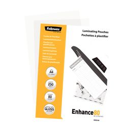 Opakowanie 250 ekonomicznych rękawów do laminowania 80 mikronów A4