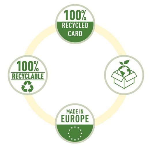 Confezione da 3 piccole scatole regalo e contenitori (255x200x150mm), bianche