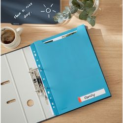 Pack 3 Sichtschutzhüllen Leitz Cozy Großraum, DIN A4, blau