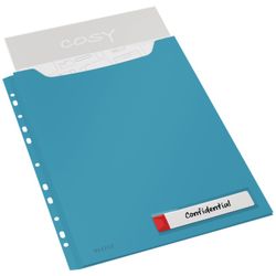 Pack 3 Sichtschutzhüllen Leitz Cozy Großraum, DIN A4, blau