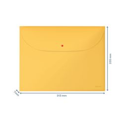 Leitz Cozy 3-pack of privacy envelopes, with 2 pockets, DIN A4, yellow