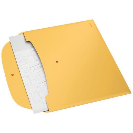 Leitz Cozy 3-pack of privacy envelopes, with 2 pockets, DIN A4, yellow