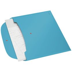 Pak 3 Leitz Cosy privacy enveloppen, met 2 vakken, DIN A4, blauw