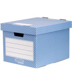 Pack 4 classeurs Bleu/Blanc