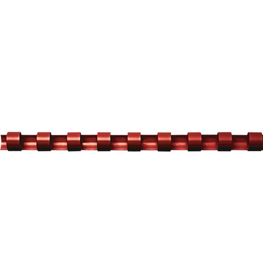 Pack de 100 canutillos Rojos 8 mm