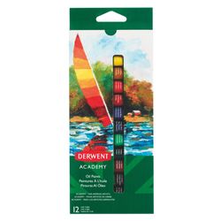 Pack de 12 tubos pintura óleo Derwent de 12ml